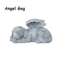 Resin Dog Angel Pet Memorial Gifts Grave Marker Tribute Statue Cat Dog Memorial Statue Modern Home Goods Miniature Deck Decor