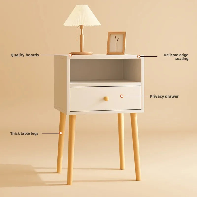 Household Goods Bedside Table Simple Small Apartment Modern Simple Bedroom Small Bedside Table Bedside Storage Cabinet